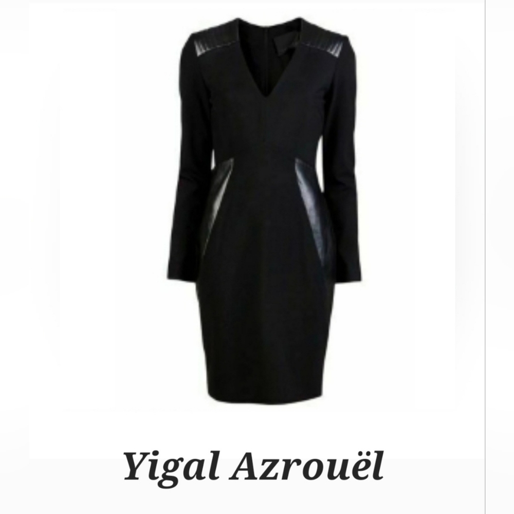 Authentic Yigal Azrouël New York Black Dress - Picture 1 of 9